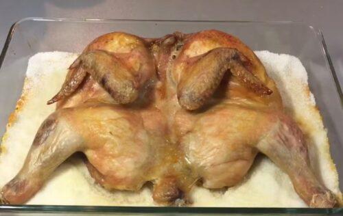 Курица на соли в электрической духовке. Курица на соли в духовке целиком. 6 простых пошаговых рецепта приготовления