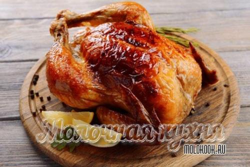 Чем обмазать курицу для корочки. 