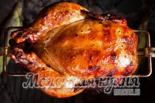 Чем обмазать курицу для корочки. 