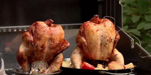 Курица на бутылке с пивом в духовке. Как запечь курицу в духовке на бутылке