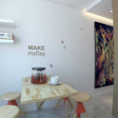 Однушка 33 кв м. Цвет и стиль