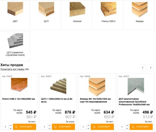 Какой ассортимент строительных материалов представлен в СТД «Петрович». Петрович