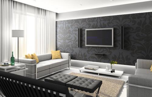 Гостиная в современном стиле в светлых тонах. Цветовые решения и декор светлой гостиной 08