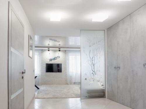 Гостиная в современном стиле в светлых тонах. Цветовые решения и декор светлой гостиной 20