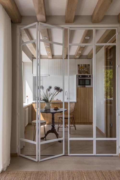 Кухонный гарнитур в однокомнатной квартире. Дизайн кухни в однокомнатной квартире (100 фото) 15 Кухонный гарнитур в однокомнатной квартире. Дизайн кухни в однокомнатной квартире (100 фото) 15