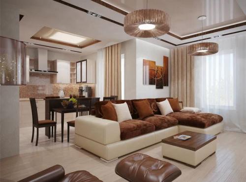 Интерьер жилой комнаты 18 кв м. Какой цвет выбрать для дизайна гостиной 18 кв м?