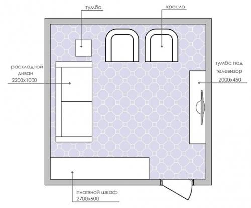 Дизайн комнаты 18 кв.м с балконом и окном. Дизайн зала с площадью в 18 квадратных метров