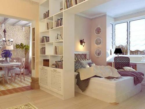 Комната 18 кв м. Дизайн комнаты 18 кв.м: 50 фото спальни-гостиной