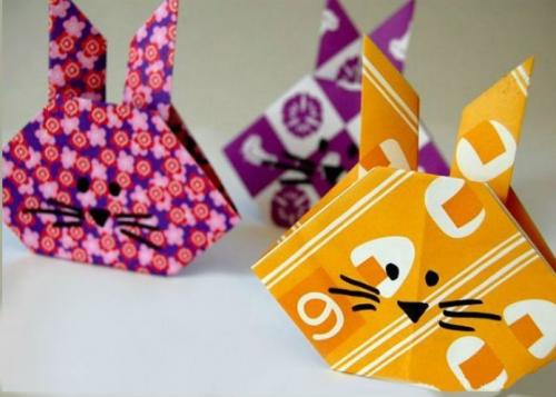 Поделки для малышей из бумаги. Оригами из бумаги -схемы для детей (100 шт)