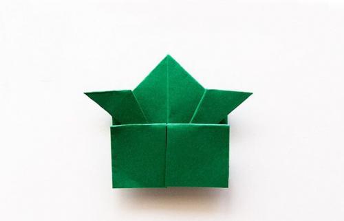 Поделки из белой бумаги А4. Прыгающая лягушка