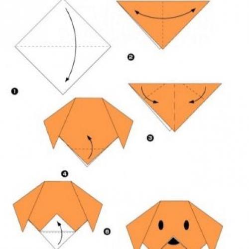 Простые поделки из бумаги. Поделки путём сложения бумаги гармошкой 13