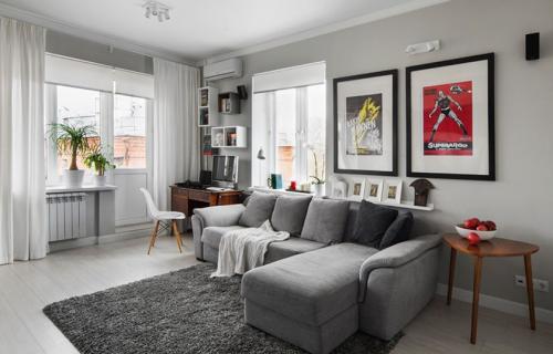 Дизайн однокомнатной квартиры в современном стиле. Дизайн однокомнатной квартиры — 150 фото в интерьере