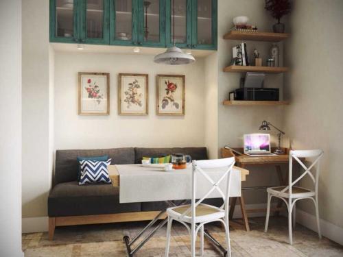 Комната с нишей расстановка мебели. Дизайн квартиры с нишей — особенности дизайна однокомнатных и многокомнатных квартир (145 фото)