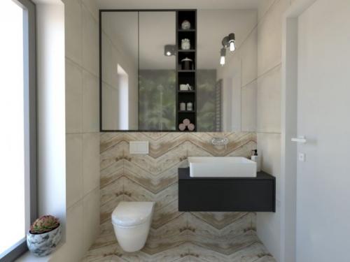 Стены в туалете дешево. Укладка плитки на стены в туалете