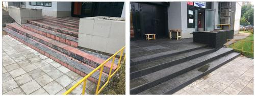 Как установить простую и мощную крыльцо под плитку из профильной 03 Как установить простую и мощную крыльцо под плитку из профильной 03