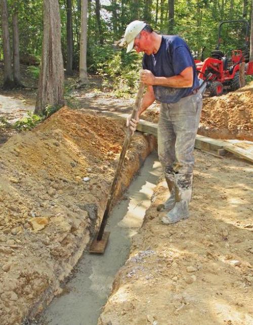 Как сделать фундамент под старый дом без фундамента