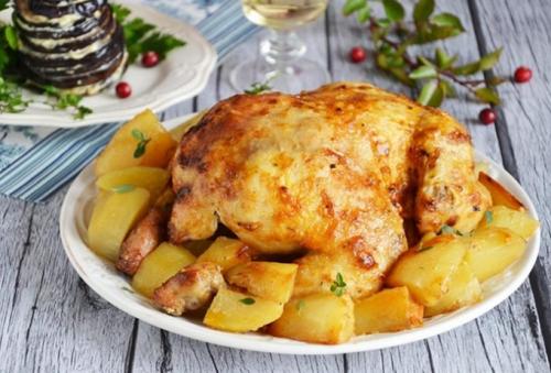 Курица в рукаве с картошкой. Курица с картошкой в духовке в рукаве — 6 самых вкусных рецептов