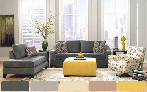 Серый цвет в интерьере и его сочетание с другими.. Сочетание серого с другими цветами в интерьере 14