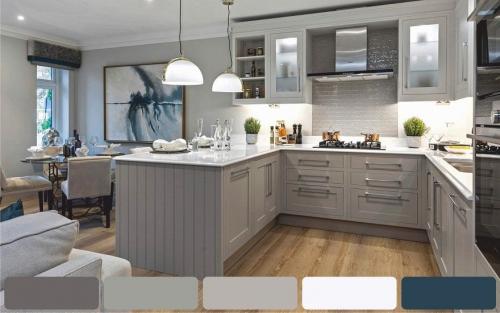 Серый цвет в интерьере и его сочетание с другими.. Сочетание серого с другими цветами в интерьере 11