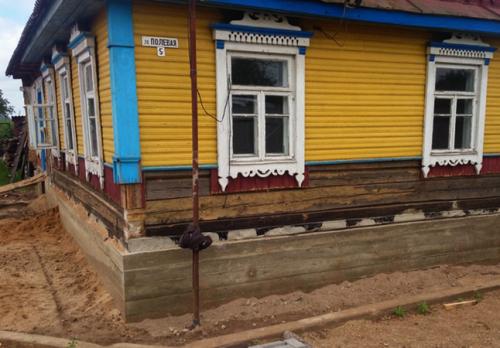 Сколько стоит укрепить фундамент старого дома. Сколько стоит замена фундамента под деревянным домом — примерные цены