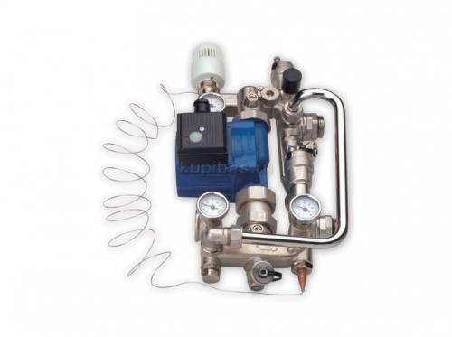 Какие затраты связаны с установкой водяного теплого пола под стяжку. Установка коллектора и смесительного узла с насосом