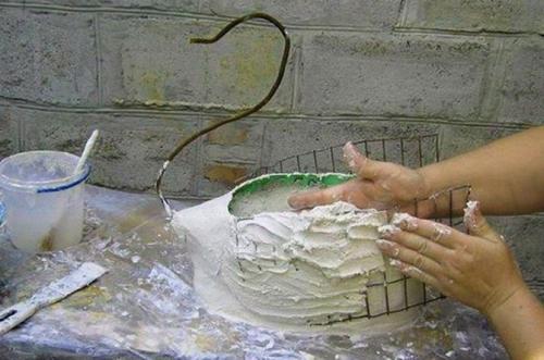 Кашпо из алебастра своими руками. Кашпо из гипса