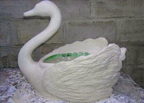 Кашпо из алебастра своими руками. Кашпо из гипса