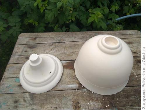 Кашпо из гипса своими руками. Вазон из гипса своими руками