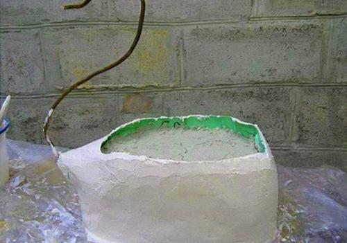 Кашпо из алебастра своими руками. Кашпо из гипса