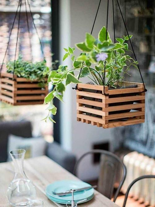 Горшки для цветов своими руками. Оригинальные настольные горшки под цветы из жестяных банок 19