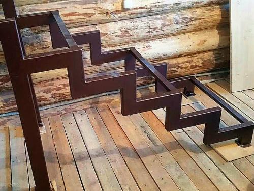 Как правильно изготовить ступеньки из профтрубы. Винтовая