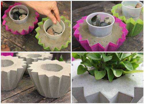 Как сделать кашпо из бетона и ткани. Как сделать кашпо из цемента и ткани и что для этого нужно?