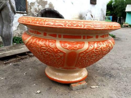 Большие горшки для цветов из цемента своими руками. Бетонные уличные вазоны для цветов: основной материал