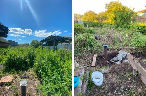 Сделал бюджетный и очень красивый ремонт в деревенском доме. Дом с сиренью вместо машины