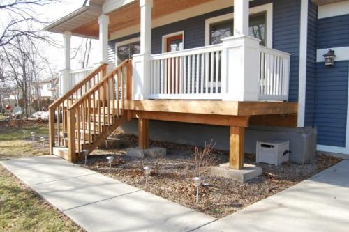 Варианты крыльца частного дома. Виды крылец 01