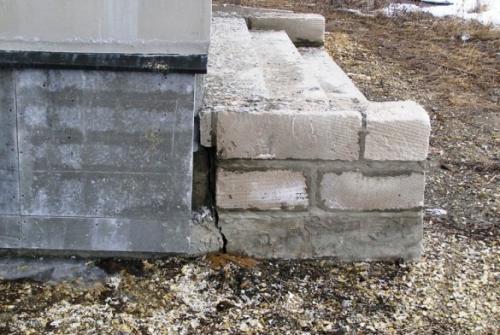 Из чего сделать крыльцо в частном доме. Фундамент: ошибки и пути решения