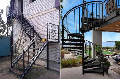 Из чего сделать уличные ступени. Разновидности уличных лестниц