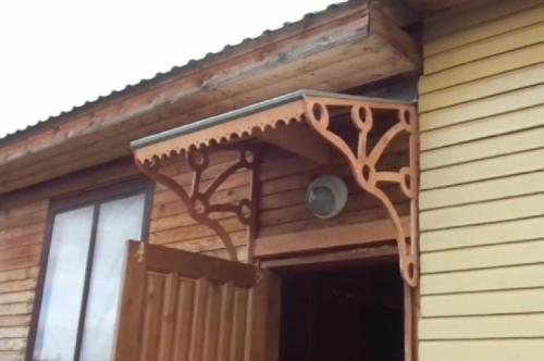 Крыльцо с навесом своими руками. Делаем козырек своими руками!