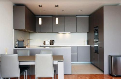 Как отделить кухню в маленькой студии. Кухня в маленькой квартире-студии: фото дизайна