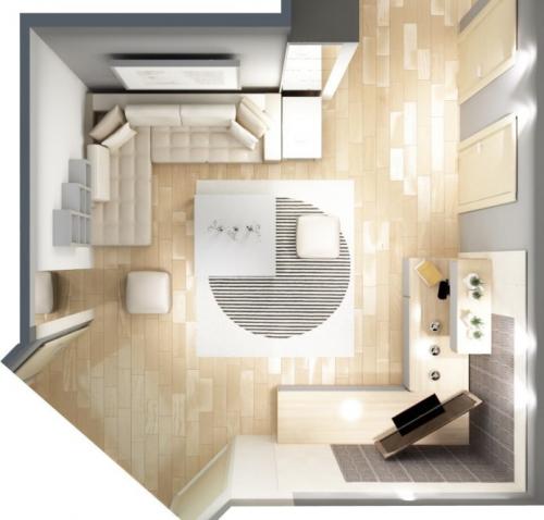 Дизайн комнаты 20 кв м. Особенности дизайна гостиной 20 кв. м. 15