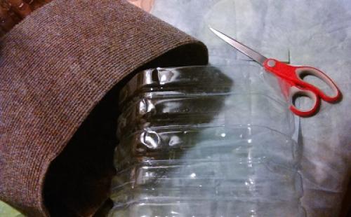 Корзинка из 5-литровой бутылки. Как сделать корзинку-кузовок из пятилитровой пластиковой бутылки