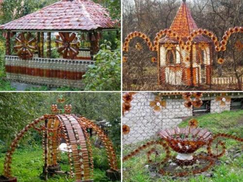 Поделки из пластиковых бутылок для сада. Идеи поделок для сада и огорода из пластиковых бутылок