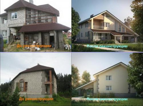 Как изменится внешний вид дома после поднятия крыши. Реконструкция крыши и её виды