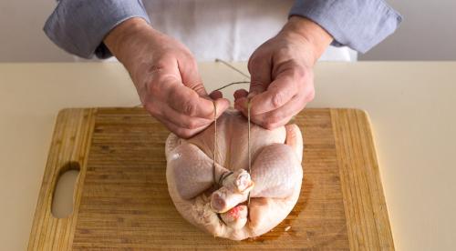 Как связать курицу для запекания. Секреты приготовления идеальной курицы