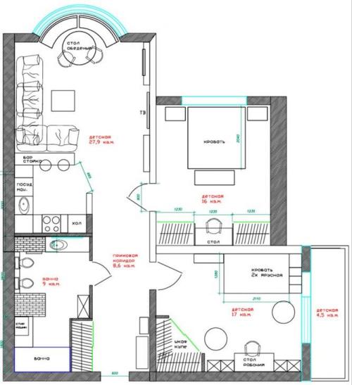 Легкий интерьер в светлых тонах и такие же полки. Преимущества мебели светлых тонов 14 Легкий интерьер в светлых тонах и такие же полки. Преимущества мебели светлых тонов 14