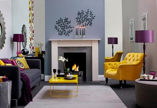 Серая мебель, какой цвет стен. Сочетание серого цвета в интерьере жилых помещений