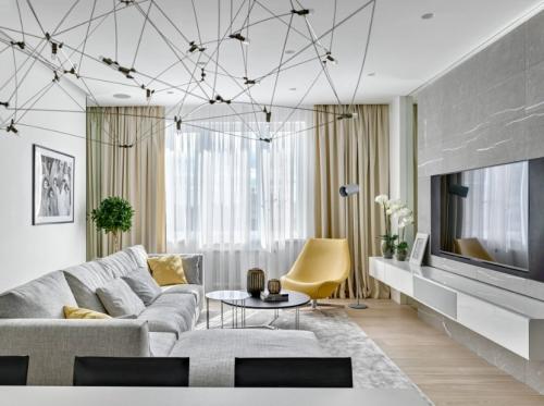 Мебель серого цвета в гостиную. Варианты цветового решения в серой гостиной