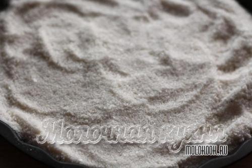 Курица в соли в духовке. Способ приготовления: