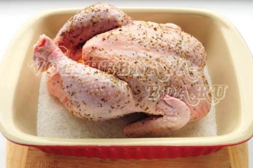 Курица на соли не получилась. Ингредиенты