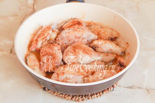 Чем смазать курицу для золотистой корочки на сковороде. Приготовление блюда по шагам: